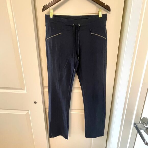 Athleta Women's Blue Jogger Elastic Tie Waist Pant Size M - Picture 2 of 10